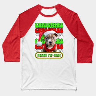 Merry Pit-mas 4 Baseball T-Shirt